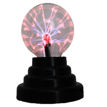 ebay亚马逊USB魔灯静电离子灯闪电球玻璃灯3寸离子球速卖通光辉球