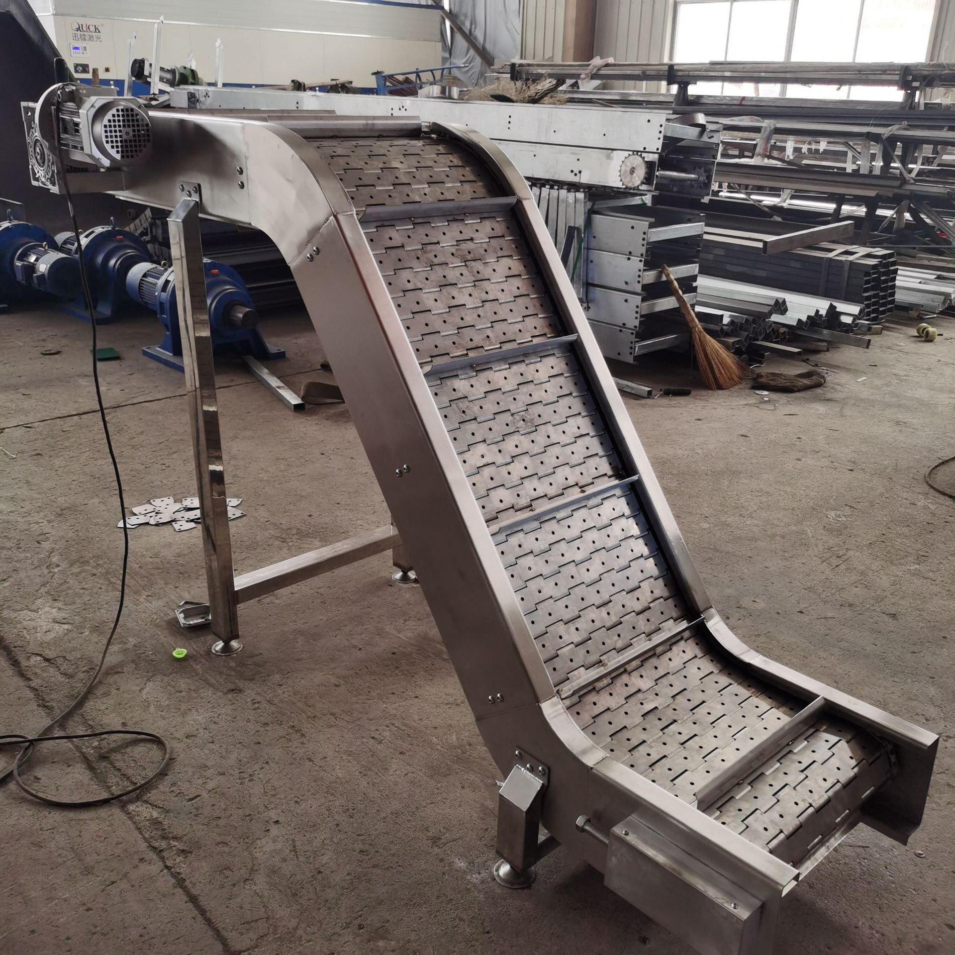 0成交0米合页型链板烘干机链板重型输送机链板链条式板式链冲孔链板