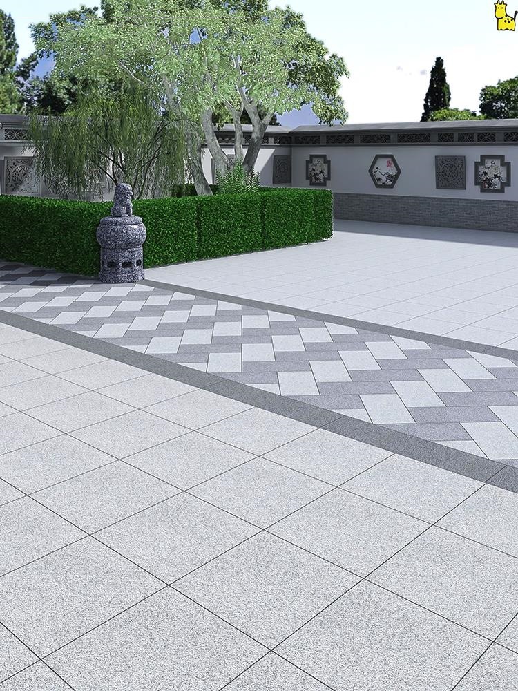 露台防冻砖别墅院子防滑地铺石瓷砖石英砖户外花园露台防冻地板砖