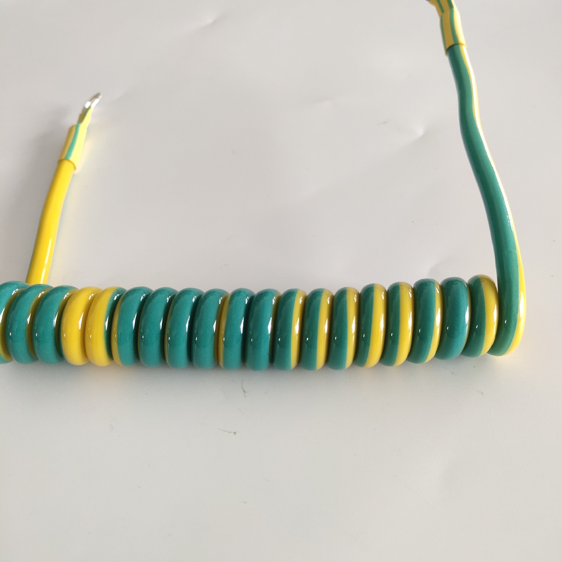 5平方双护套接地端子弹簧线 pu材料