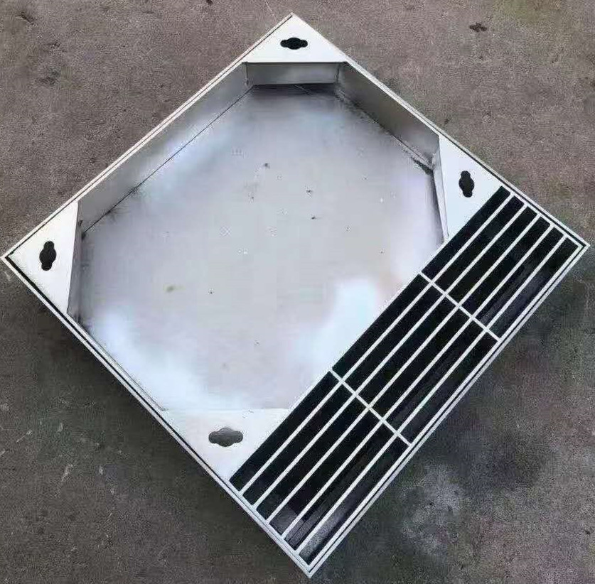 201 304不锈钢井盖 篦子 不锈钢隐形井盖 下水道盖板不锈钢框架