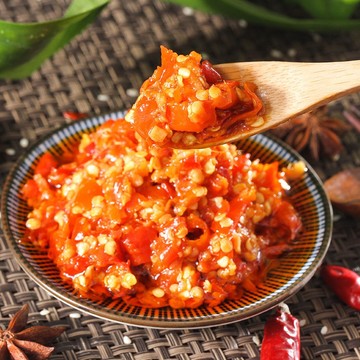 湖南郴州特产大冲辣椒酱特辣蒜蓉剁辣椒油辣椒剁椒鱼头酱