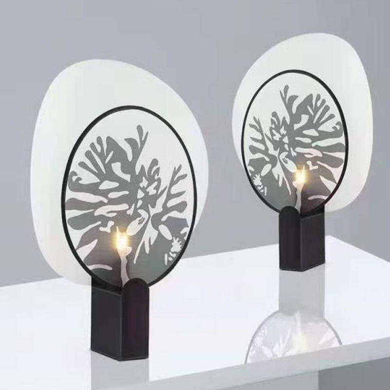 后现代简约客厅亚克力台灯创意设计师卧室酒店别墅展示装饰灯具