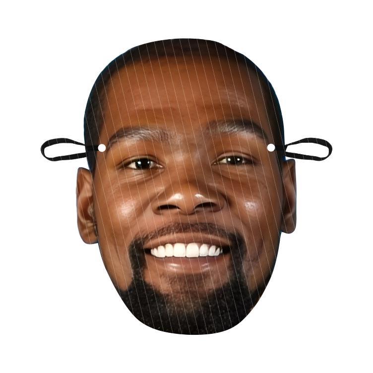 nba球星科比杜兰特奥尼尔威少哈登直播搞怪搞笑装扮纸质面具-阿里巴巴