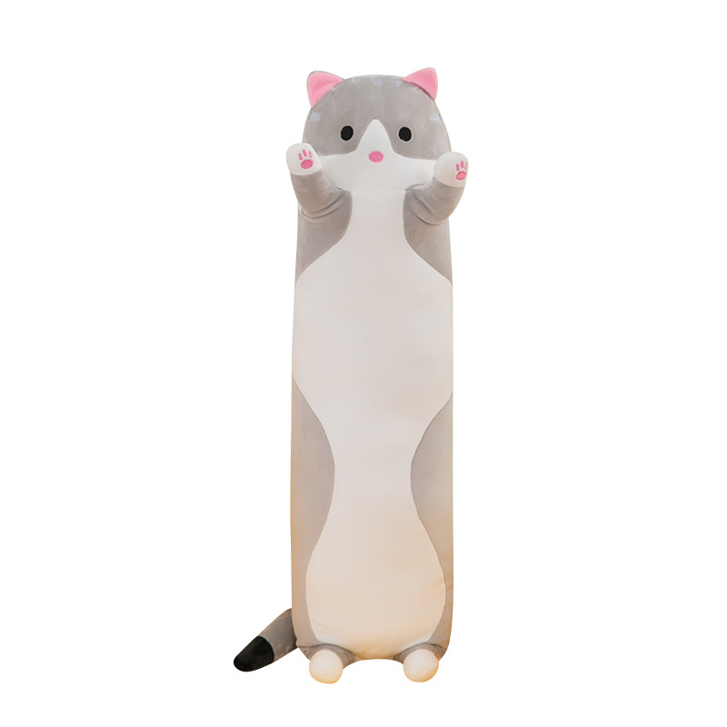 Long Cat Cross-Border Foreign Trade Plush Toy Large Bed Clip Legs Pillow Doll Girls' Gifts Gift Wholesale