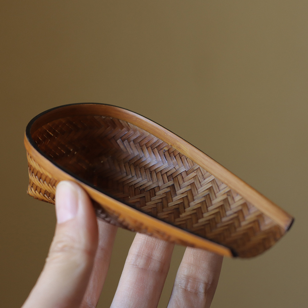 0成交2814个手工天然斑竹梅妃竹茶则  功夫茶具配件茶道六君子赏茶荷