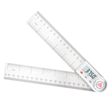 日本三量数显角度尺万用能角尺量角器木工高精度角度测量仪多米丰