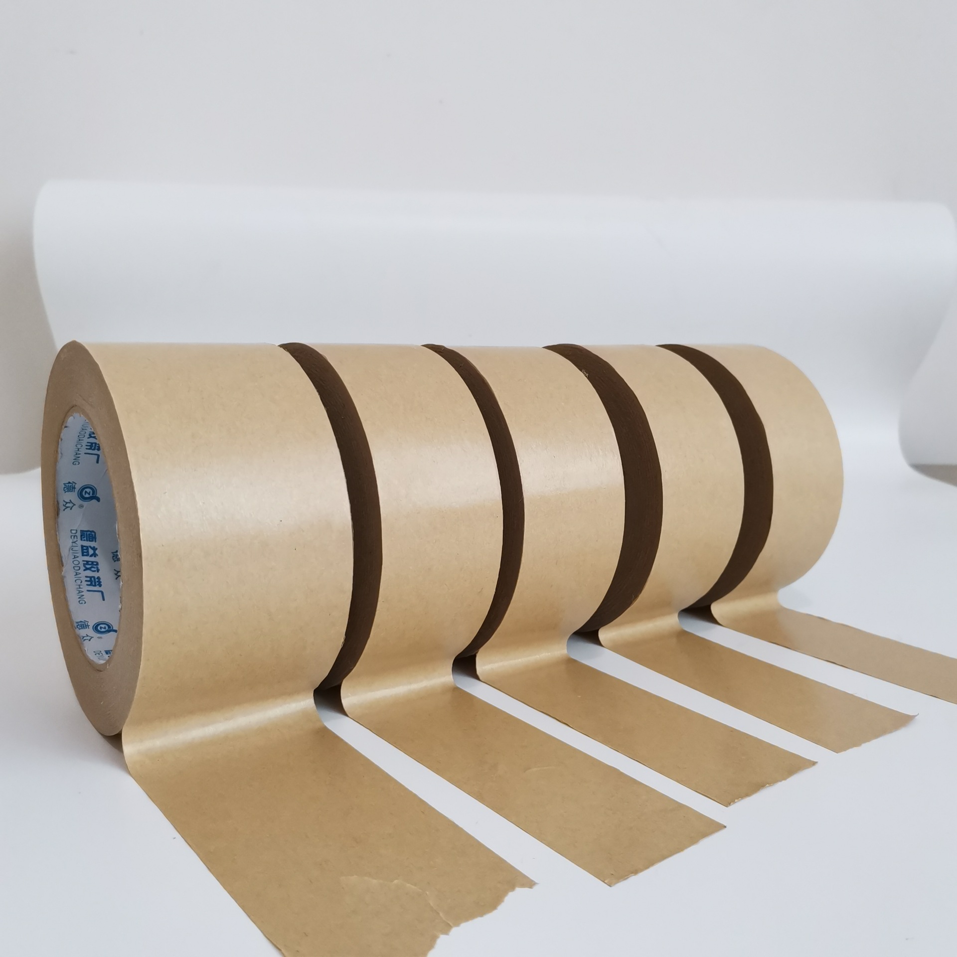 工厂承接各类规格定制牛皮纸胶带 封箱牛皮纸胶布 打包快递牛皮纸
