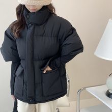 2022秋冬韩版新款羽绒棉服加厚宽松外套休闲保暖半袖棉衣面包服女