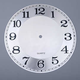 方形圆形数字刻度金属钟表标铝丝印刻度时间表钟表盘印刷logo