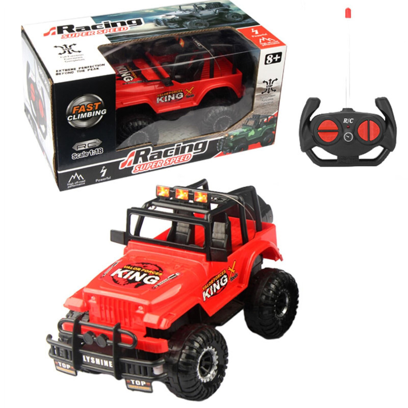 遥控汽车玩具批发吉普汽车越野四驱充电动高速攀爬车赛车儿童玩具