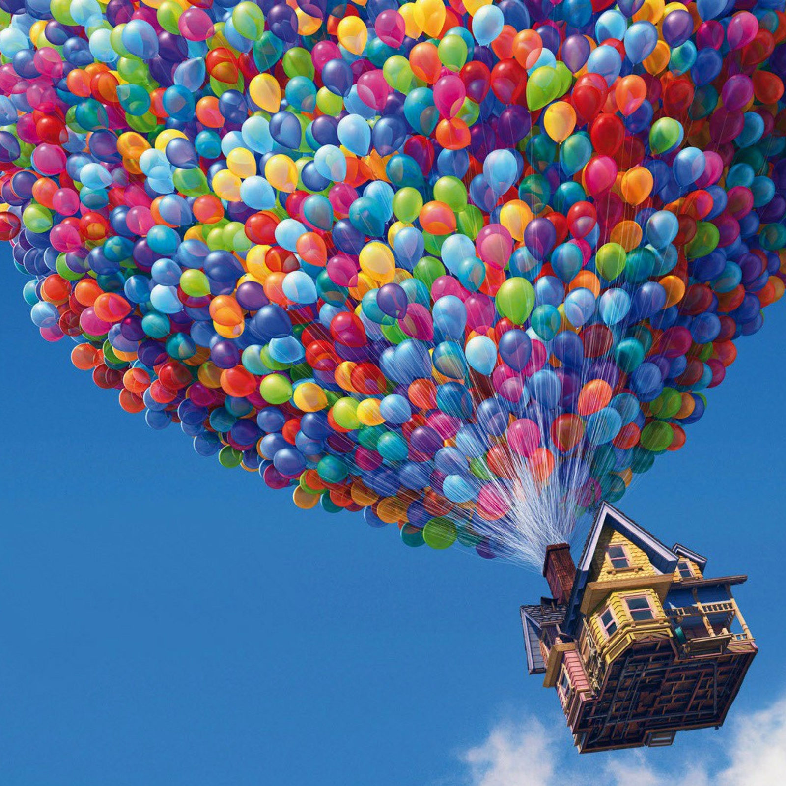 厂家直销钻石画外贸钻石画代发气球小屋钻石绣diy