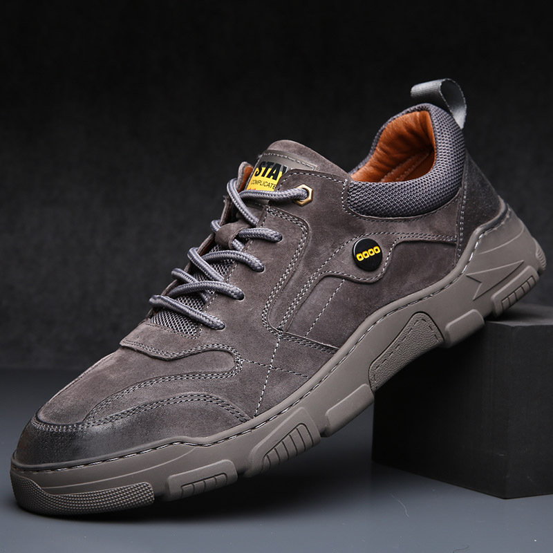 工装鞋男新款低帮男士大头鞋英伦时尚马丁鞋韩版男鞋潮流休闲皮鞋