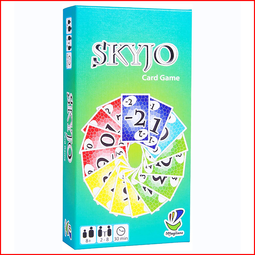 English Version Skyjo Action Card Game Leisure Party Board Games Chess Toy Card Game