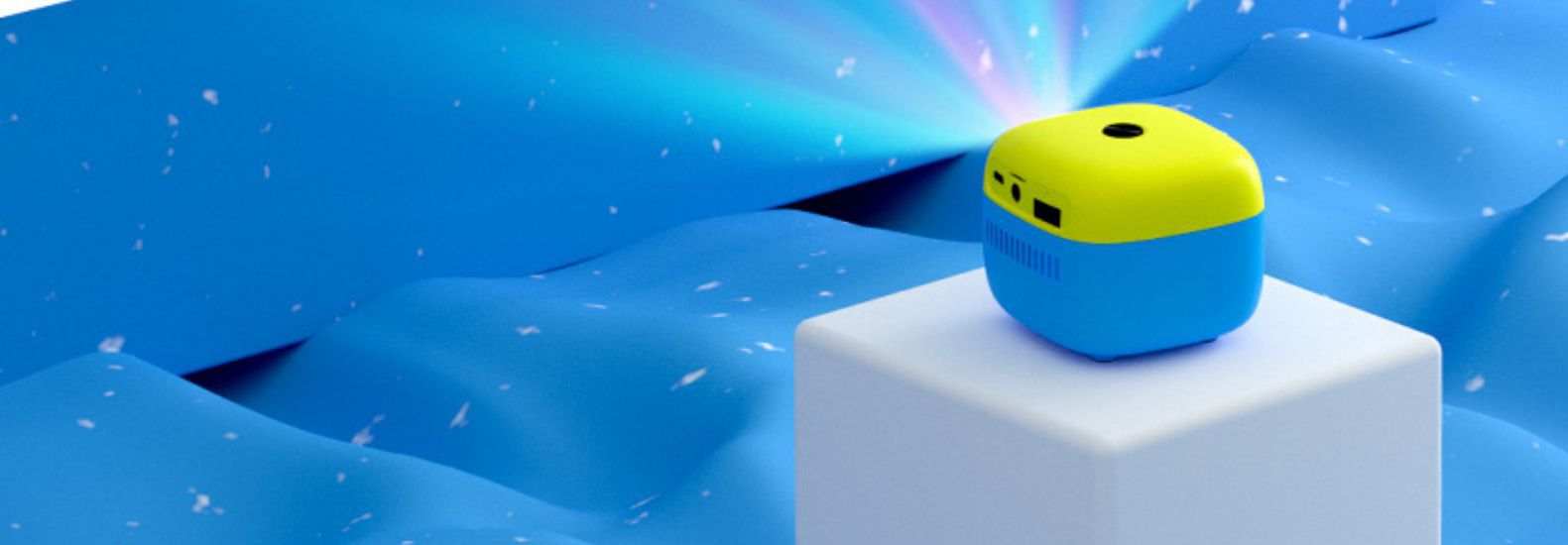 wowoto投影仪4g迷你高清卧室学生宿舍hdmi接口蓝牙wifi智能投屏机