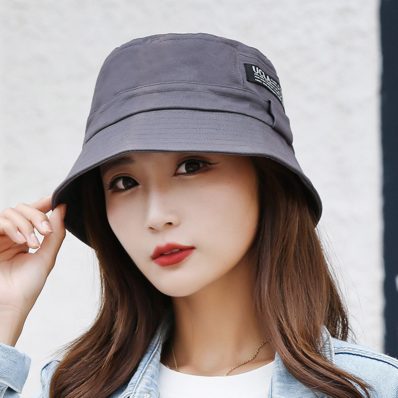 Korean Fisherman Hat Women's Spring and Autumn Sunshade Cap All-Match Bucket Hat Men's Ins Fashion Sun Protection Hat Vintage Hat