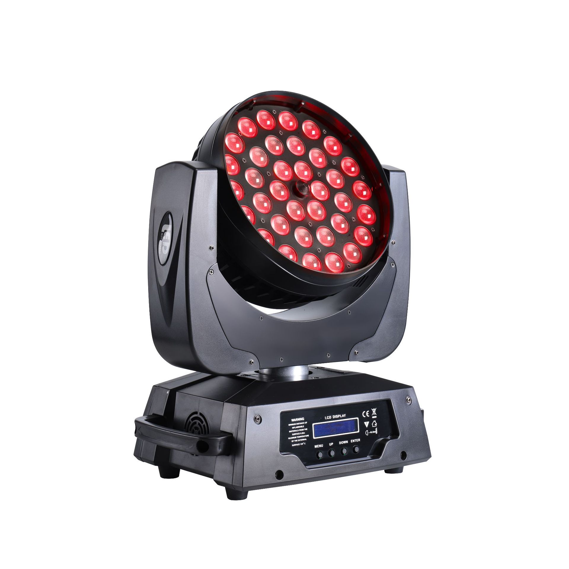 现货36颗10wled摇头调焦染色灯四合一全彩rgbw舞台灯光圈控演出灯