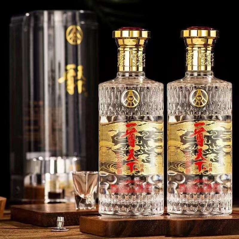 五粮出品一尊天下经典500ml礼盒装52度浓香白酒 酒水