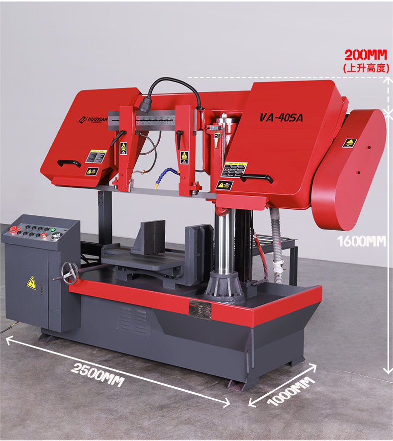 火线锯床卧式龙门带锯床金属切割机螺纹钢小型42卧式半自动带锯床