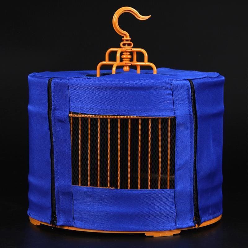 蝈蝈笼新款塑料颠颏贝子绣眼洗澡笼养鸟笼配件半成品组装一件代发