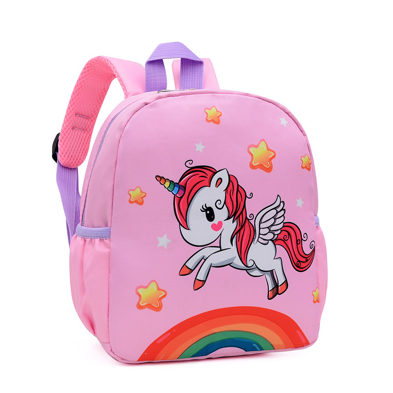 Foreign Trade Cute Cartoon Little Dinosaur Backpack Burden Reduction Kindergarten Backpack Small Animal 1-6 Years Old Student Schoolbag