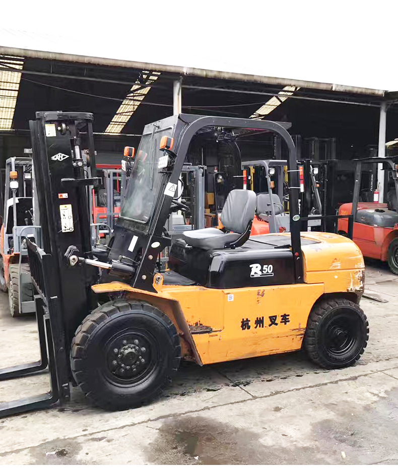 二手现货供应杭州电动叉车3吨5吨 电动叉车全自动液压搬运堆高车