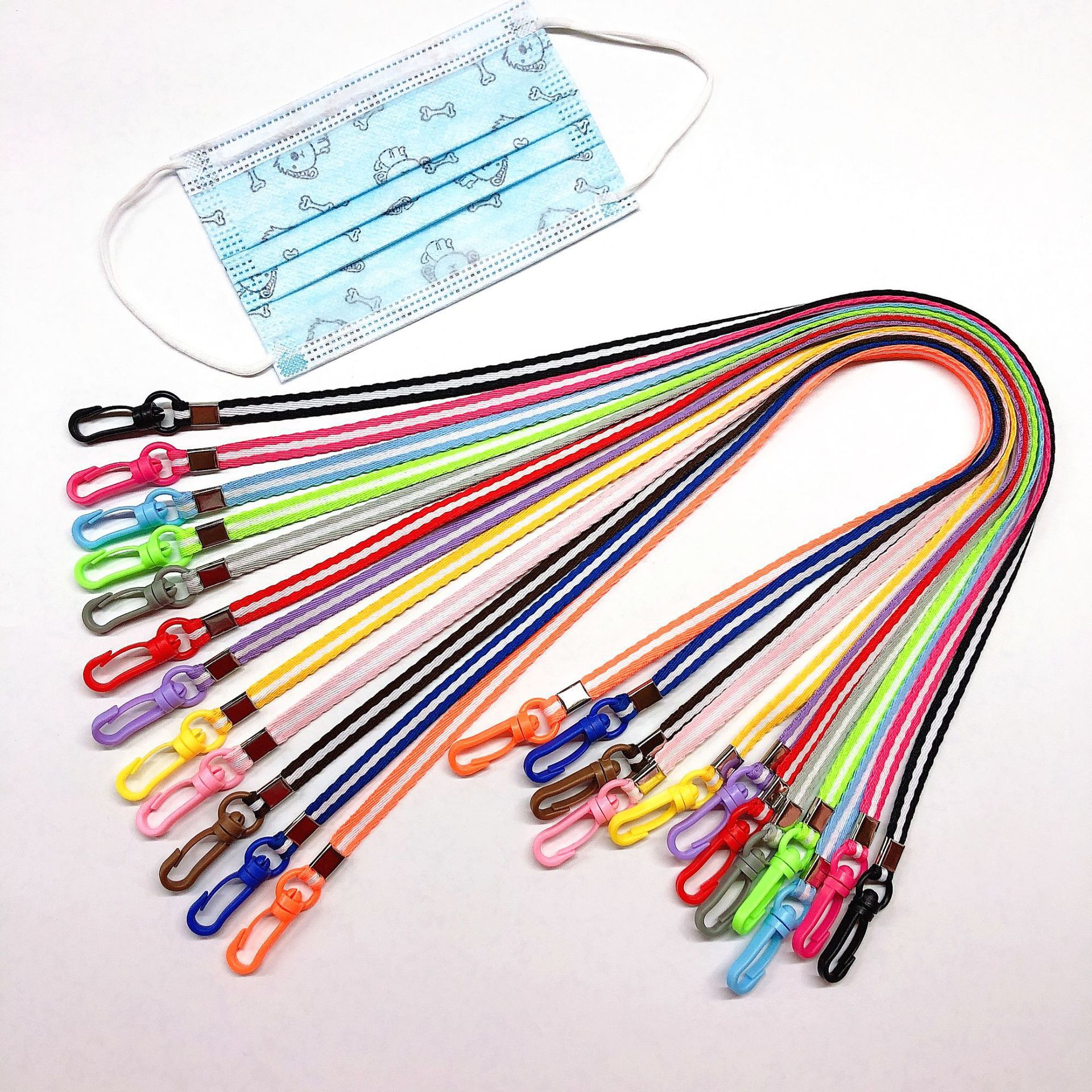 现韩国 口罩挂绳防勒神器挂绳防丢无痕耳绳调节带挂脖防丢眼镜绳