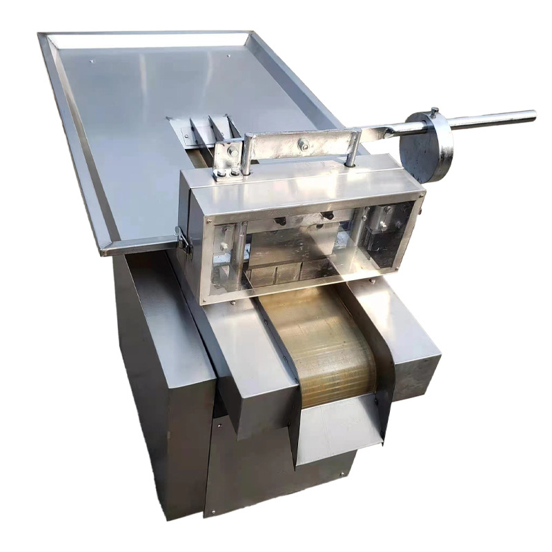 切药机蒲公英切段机直线往复式甘草切块机现货皮藤类药材切割机