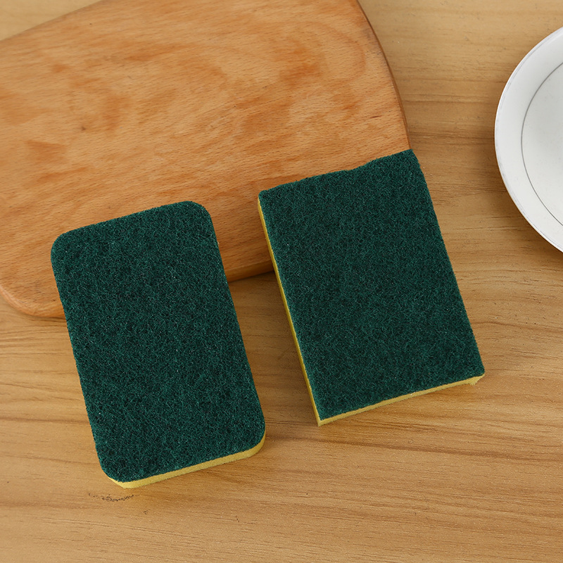 Household Dishwashing Spong Mop Dishes Cloth Kitchen Cleaning Nano High Density Dish Brush Scouring Pad Rag Wholesale