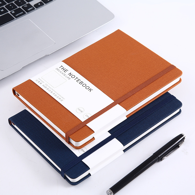 Bandage A5 Business Creative Notebook Elastic Band Notepad Intimate Student Office Diary Book Can Be Customized Logo