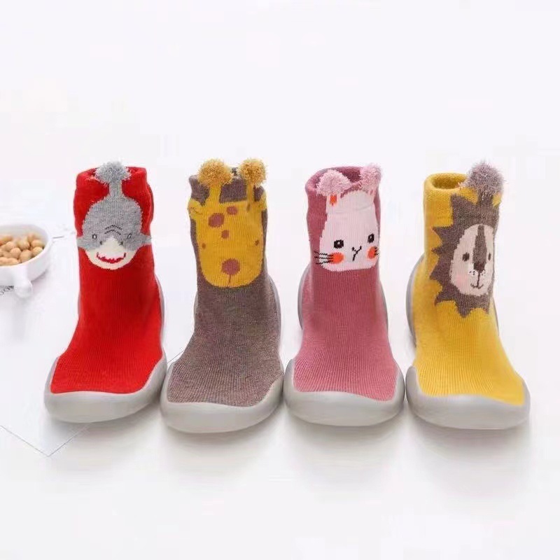 Mid-Calf Soft Bottom Toddler Shoes Men's and Women's Baby Shoes New Room Socks Little Kids' Shoes Baby Baby Shoes Spring, Autumn and Summer