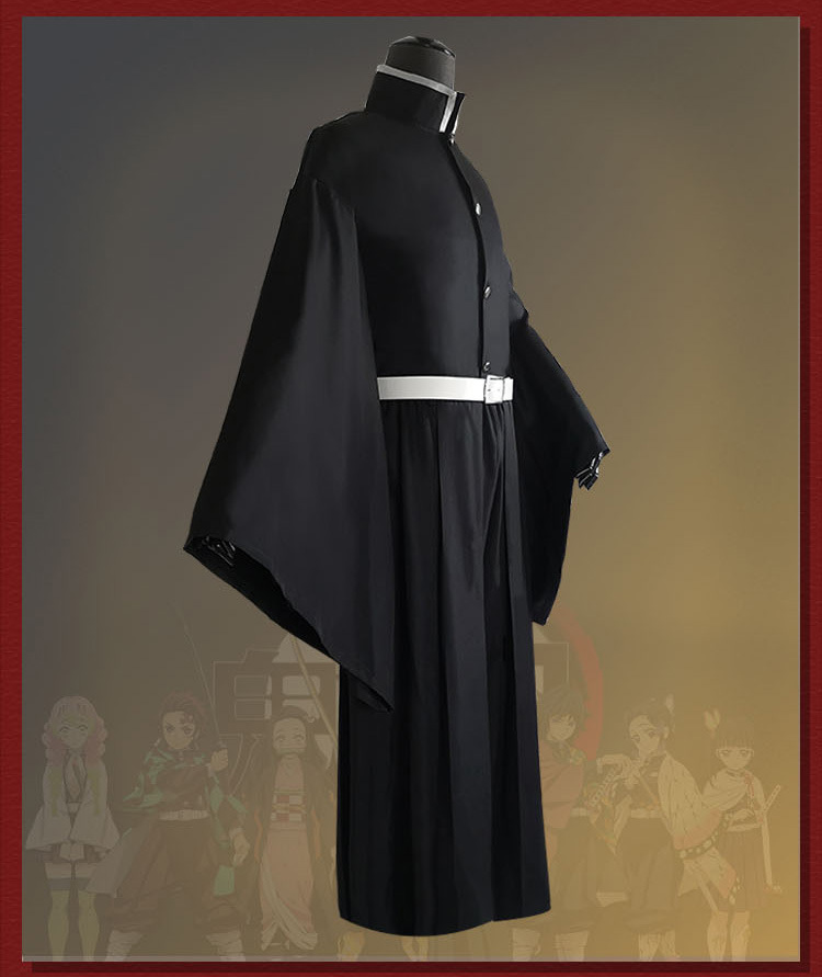 记忆动漫源头厂家现货鬼灭之刃霞柱时透无一郎cos服装鬼杀队队服