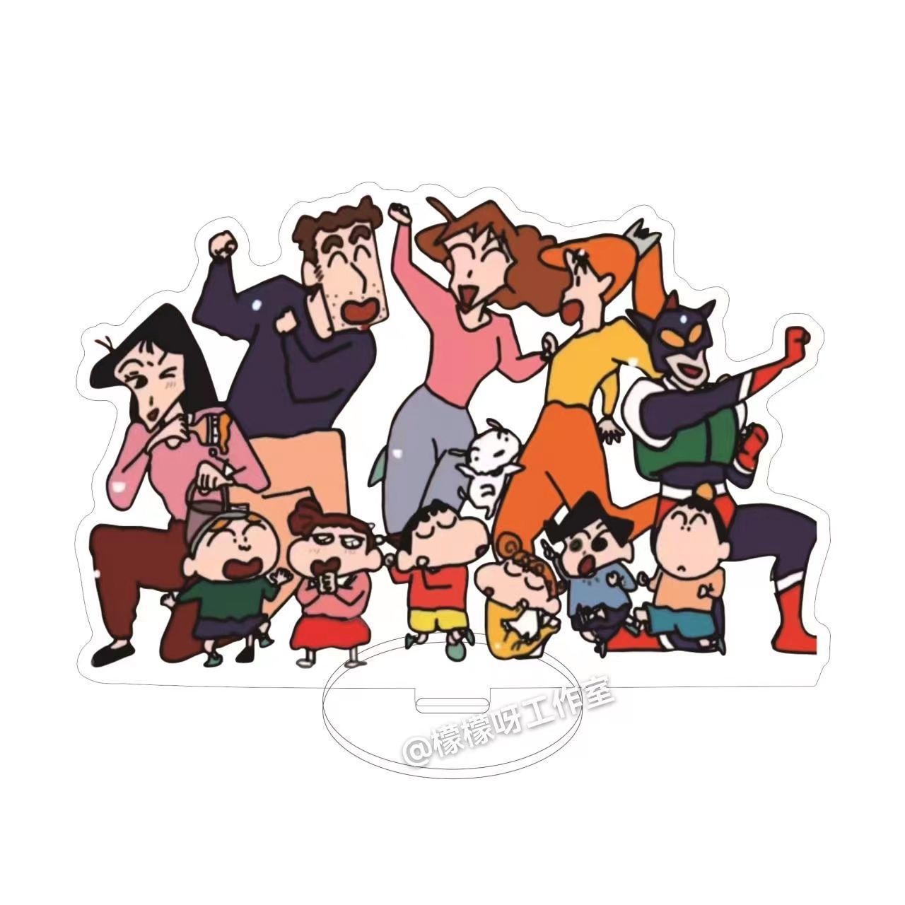 蜡笔小新.新款小葵阿呆风间正南一家人可爱生日礼