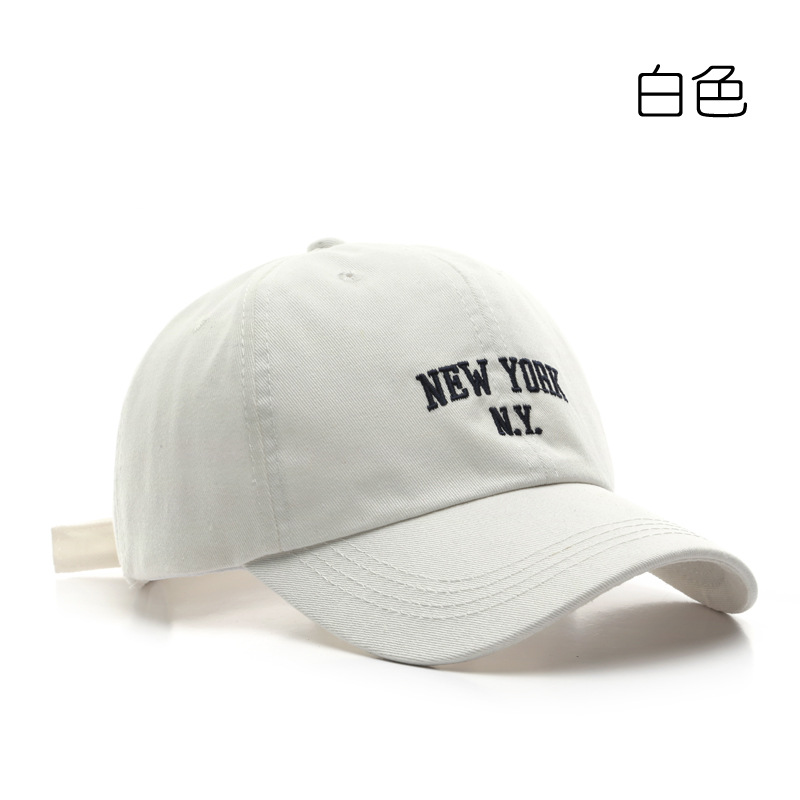 Japanese Style Women's Spring and Summer New Letters Embroidered Peaked Cap Outdoor Men's Sports Fashion Student Couple Anti-Yang Baseball Cap