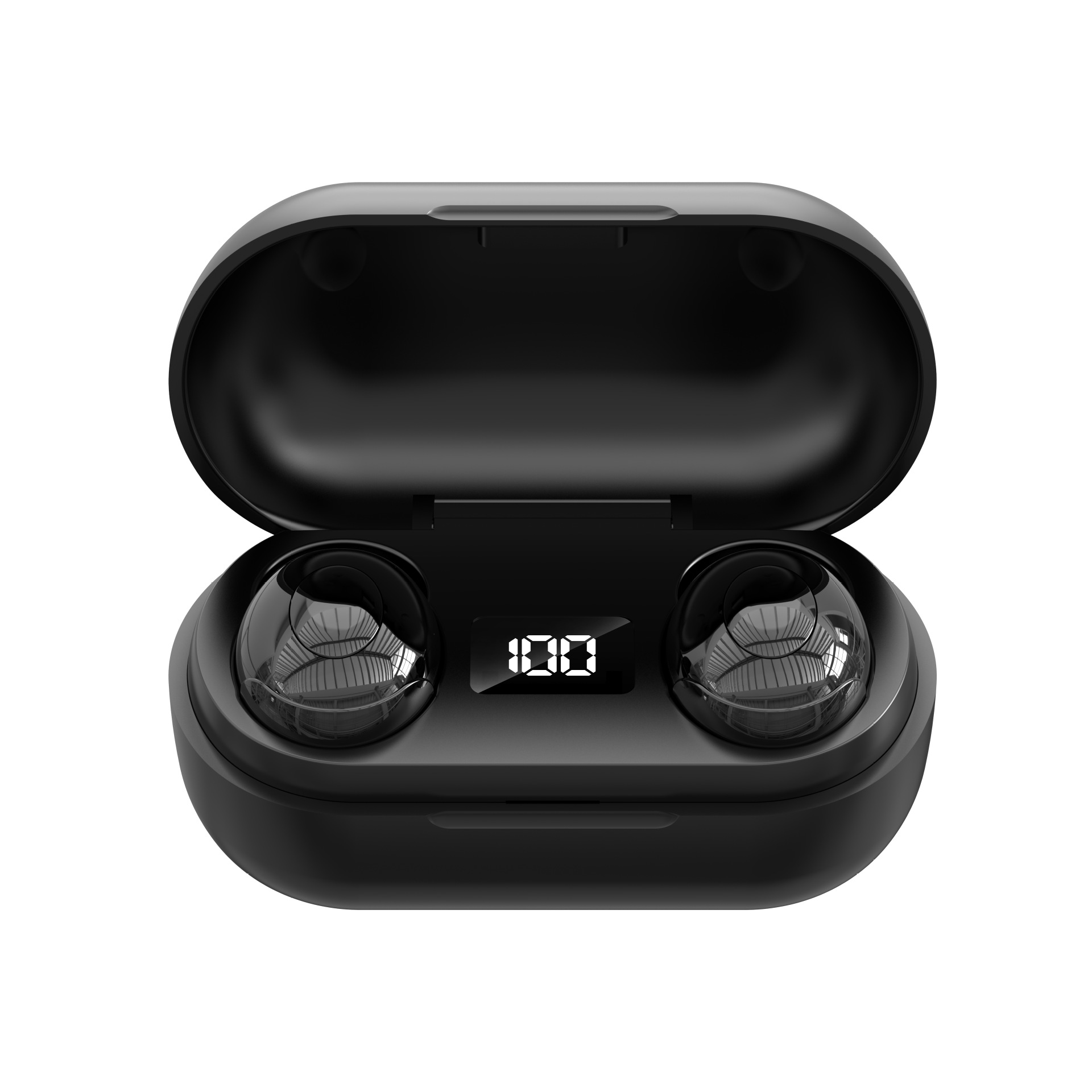 跨境新款tws蓝牙耳机双耳迷你led数显私模t8蓝牙耳机厂家跨境专供