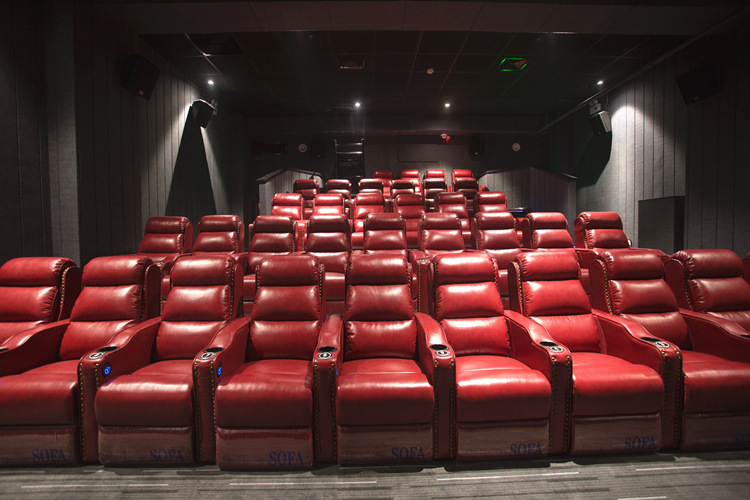 超纤皮或牛皮配pvc可定制功能电动可躺皮艺懒人沙发影院沙发家庭