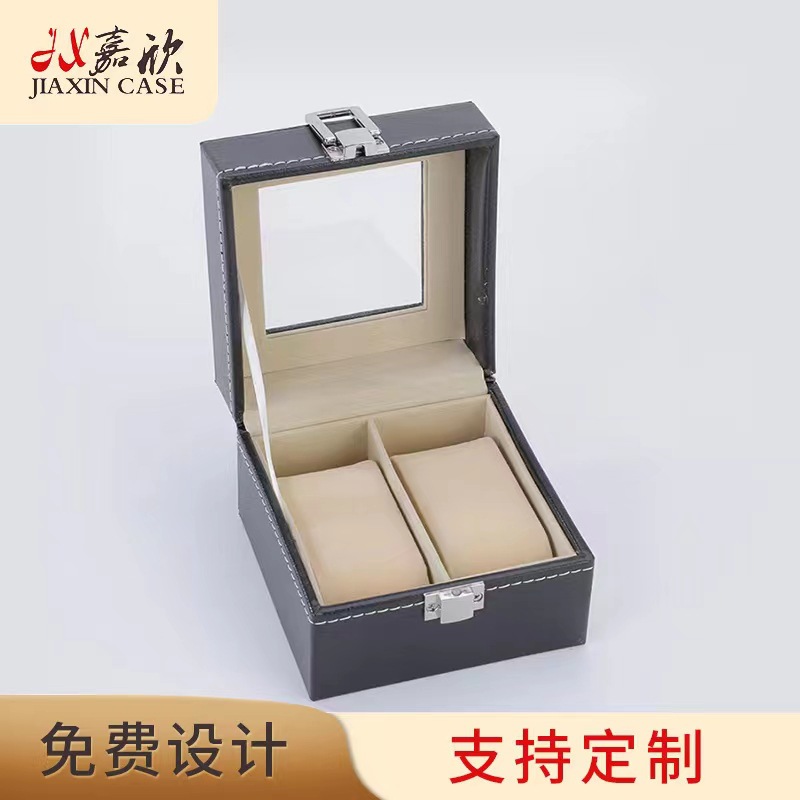 Factory in Stock Wholesale 3-Bit 6-Bit 10-Bit 12-Bit 20-Bit 24-Bit Pu Watch Box Storage Box Jewel Case and Packing Box