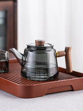 玻璃泡茶壶家用耐高温煮茶壶茶水分离单壶待客泡红茶茶杯茶具
