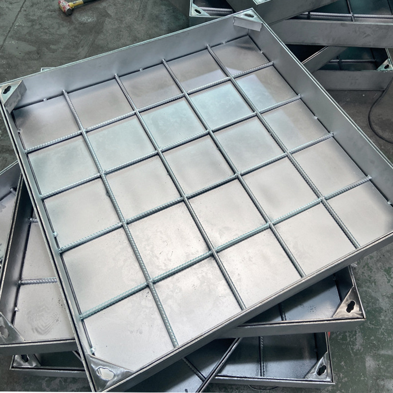 304不锈钢井盖隐形装饰下沉式方形下水道排水沟盖板雨水篦子201