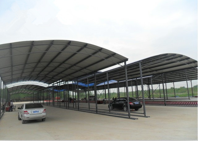 成都轻钢结构彩钢大棚 彩钢瓦雨棚搭建