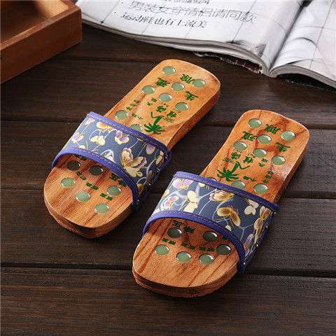 复古风男式木屐拖鞋中国风纯手工人字木头鞋日式男女情侣木拖鞋