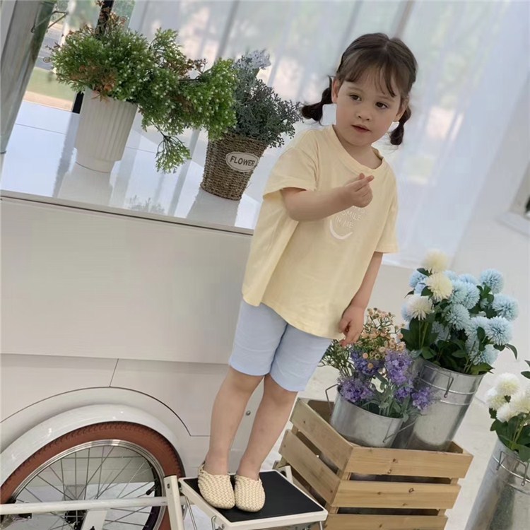 现货多听儿童t恤夏装 凡茜精品童装折扣品牌尾货库存走份货源批发