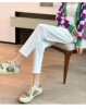 九分西装裤女2022夏季新款洋气宽松薄款大码小脚裤高腰垂感哈伦裤|ru 九分西装裤女2022夏季新款洋气宽松薄款大码小脚裤高腰垂感哈伦裤|ru
