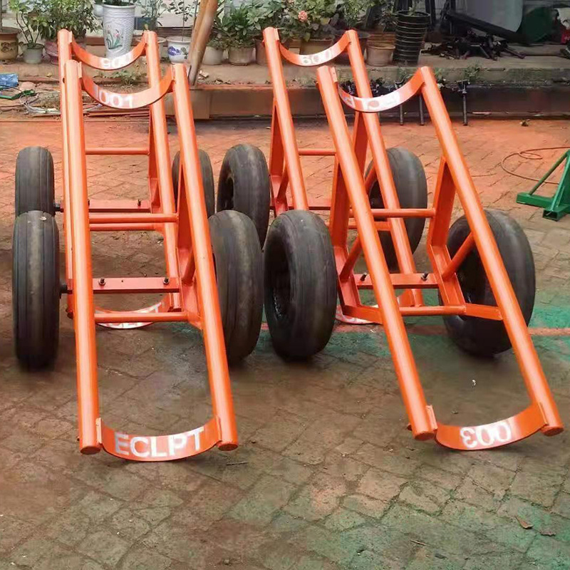 万达厂家电线杆水泥杆运杆车各规格运杆车可定制电杆炮车飞机轮