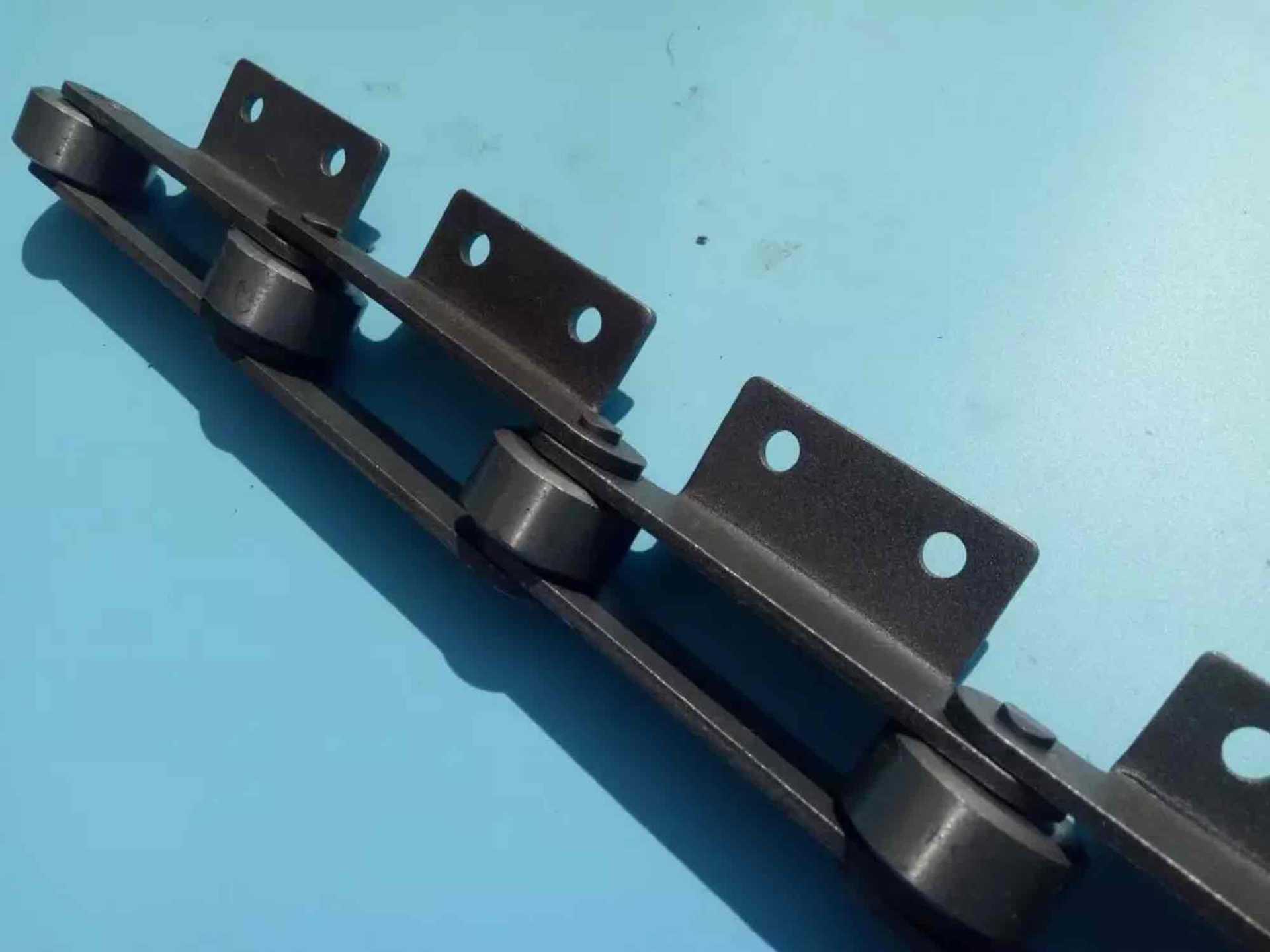 厂家直销链板线链条平板输送机链条节距100输送链p125订做弯板链