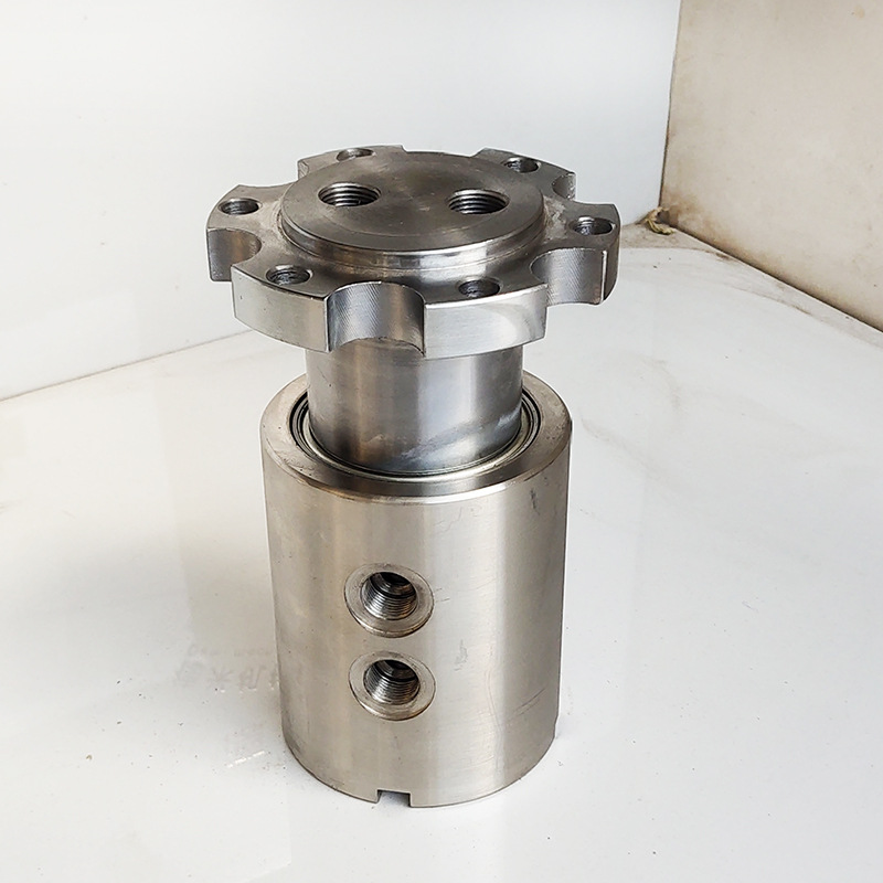 多通路旋转接头万向360度气电滑环双通道接头 不锈钢液压接头