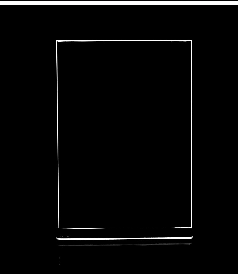 亚克力台卡桌牌双面透明立牌a4抽拉强磁台签菜单展示牌桌卡价目表