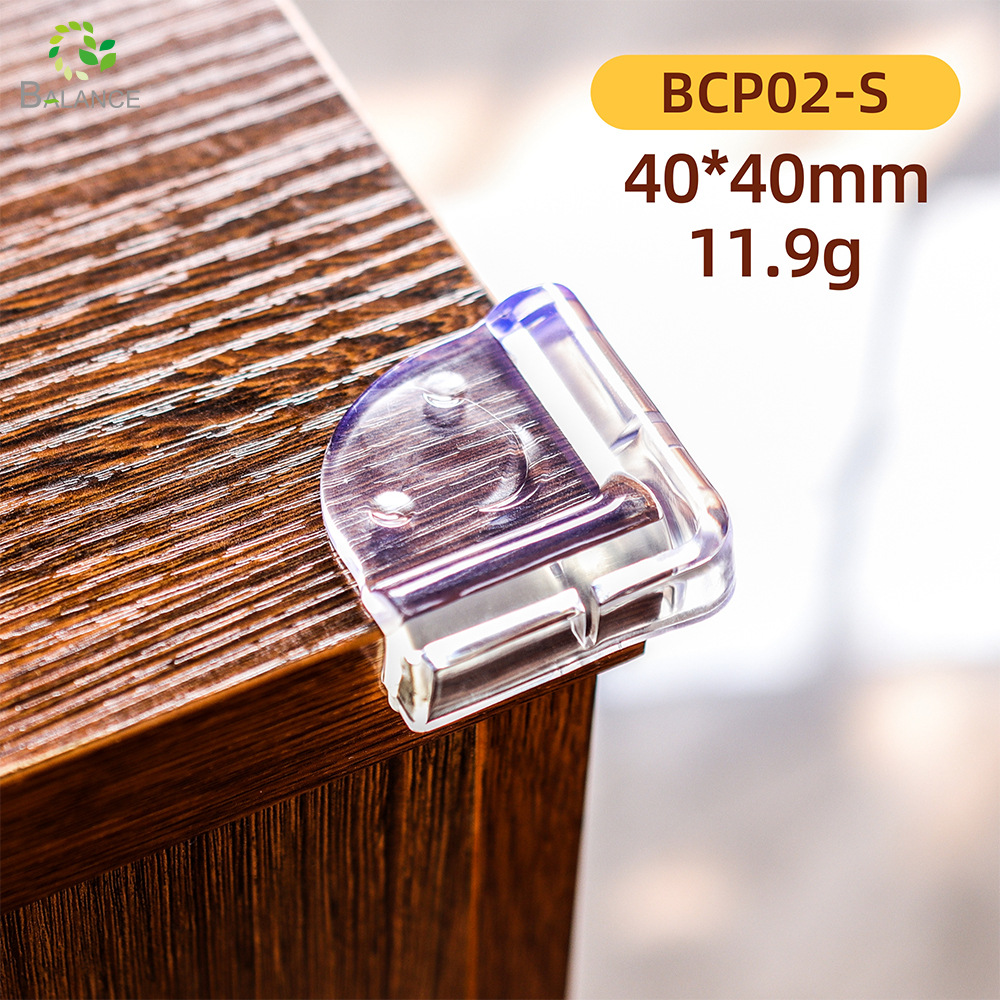 Source Factory Children's Transparent Anti-Collision Corner Furniture Coffee Table Anti-Collision Thickened Table Corner Anti-Collision Corner Protection