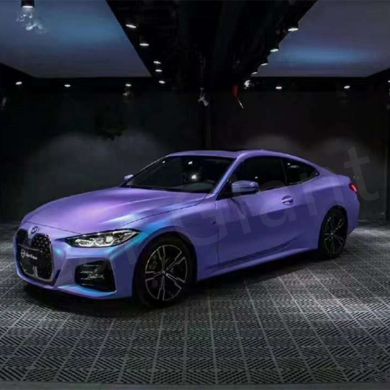 陶瓷冰川蓝汽车改色膜 车身贴膜 哑光变色 车身保护膜-阿里巴巴