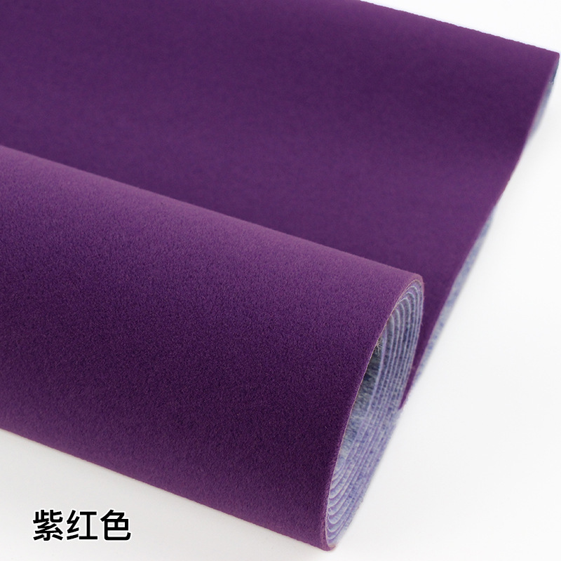 Self-Adhesive Adhesive Flocking Cloth Spunlace Non-Woven Flocking Claimond Veins Knitted Fabric Long Wool Short Wool Flocking